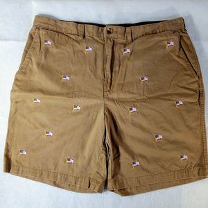 Men’s Lands End American Flag Shorts Pre-owned